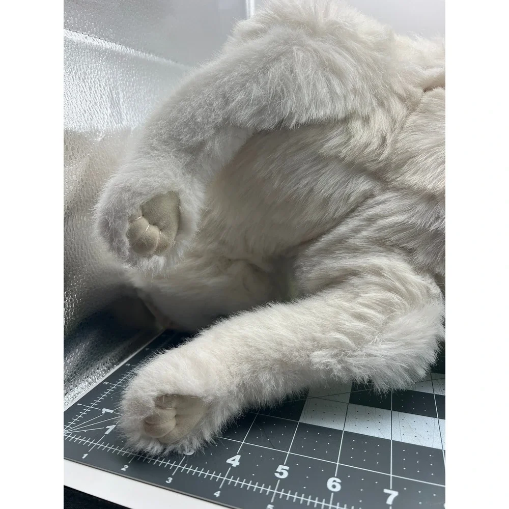1989 Avanti Applause Jockline  Lying White  Cat Plush 27
